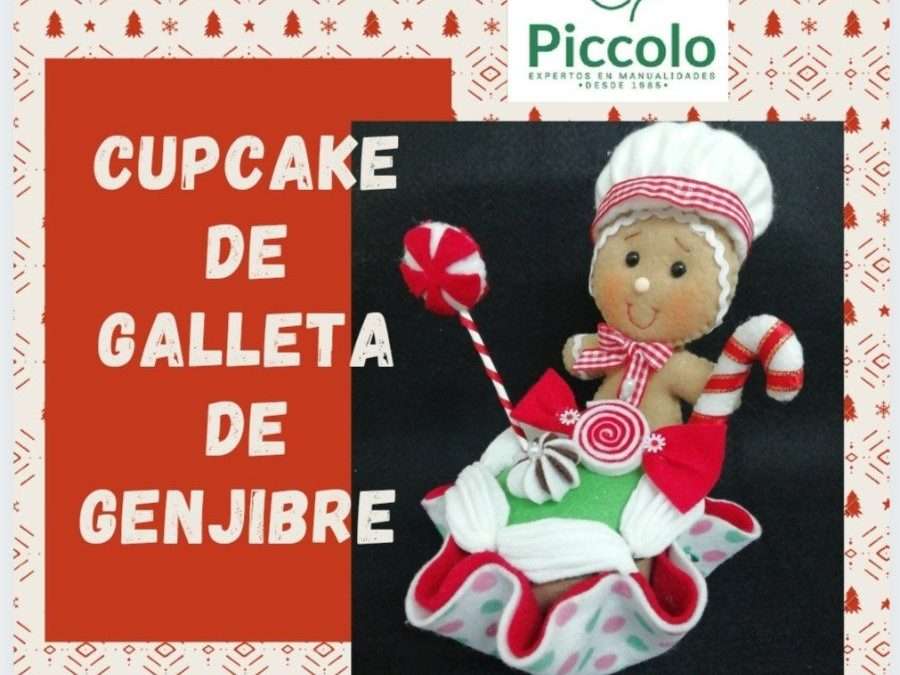 Cupcake de Galleta de Jengibre en Palo Lency