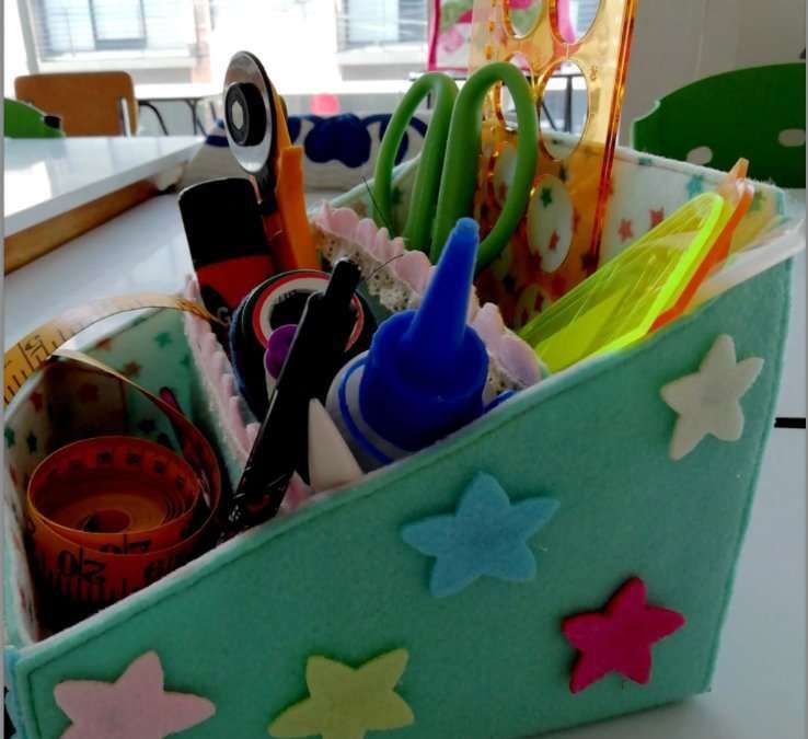 Organizador para Artículos de Costura en Paño Lency