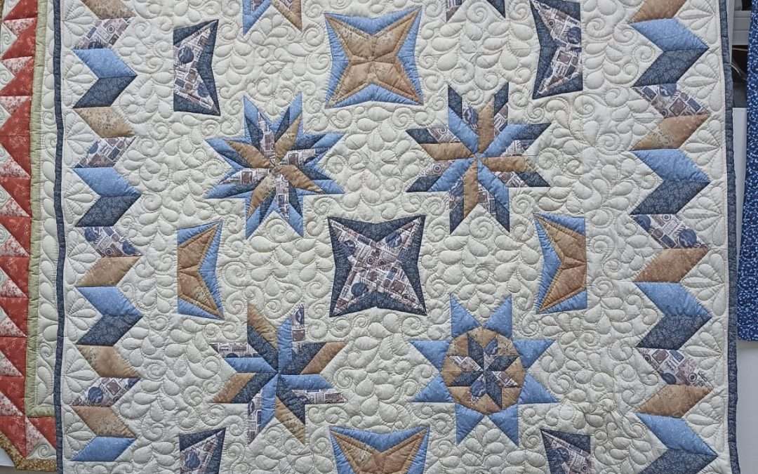 Colcha de Estrellas en Patchwork