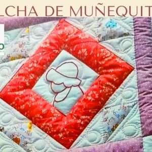 Molde Clase 15. Muñequita Red Work con Piccolo