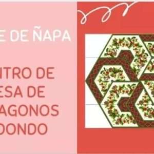 Molde Clase de Ñapa Individuales y Camino de Mesa Navideño