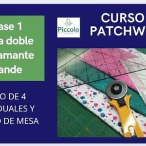Molde Clase 1 Individuales y Camino de Mesa en Patchwork