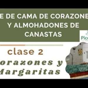 Molde Clase 2 del Pie de Cama de Corazones y Almohadones de Canasta