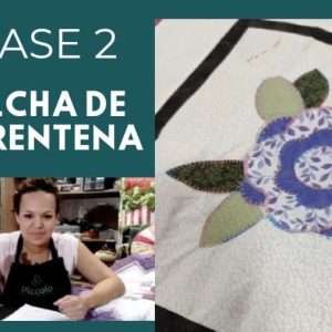 Clase 2 de Colcha en Patchwork (Flor de Camelia)