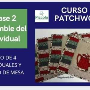 Molde Clase 2 Individuales y Camino de Mesa en Patchwork