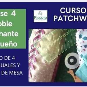 Molde Clase 4 Individuales y Camino de Mesa en Patchwork