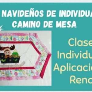 Molde Clase 5 Individuales y Camino de Mesa Navideño