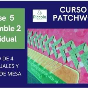 Molde Clase 5 Individuales y Camino de Mesa en Patchwork