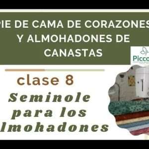 Molde Clase 8 del Pie de Cama de Corazones y Almohadones de Canasta