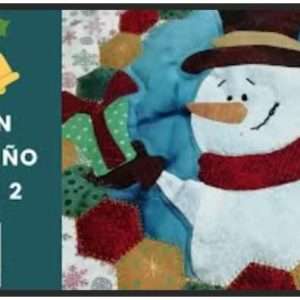 Molde Clase 2 Reglas Geométricas Hexágono Cojín Navideño Parte 2