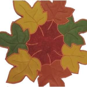 Kit de Individual de Hojas en Paño Lency