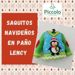 Saquito Navideño de Pingüino con Piccolo