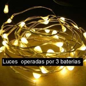 Instalación de luces a pila