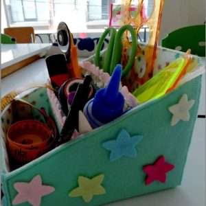 ORGANIZADOR PARA ARTÍCULOS DE COSTURA EN PAÑO LENCY