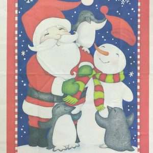 Panel Noel Nieve y Pinguino