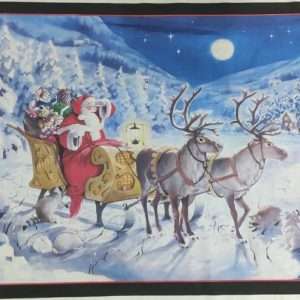 Panel Papa Noel Carruage