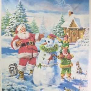 Panel de Noel con Nieve