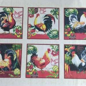 Panel Gallos x6