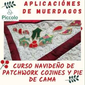 Molde Clase 3 Curso Pie de Cama y Cojines Navideños en Patchwork