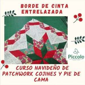 Curso Navideño de Patchwork  Pie de Cama y Cojines  Clase 7