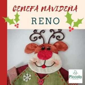 Molde Cenefa Navideña Reno