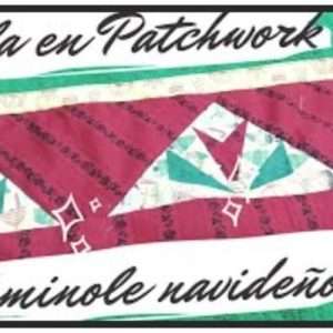 Molde Clase de Patchwork en Toalla: Seminole Navideño