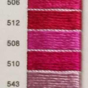 Hilo Rayon en Tonos Rojos