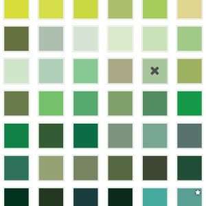 Acrilicos Americana Tonos Verdes