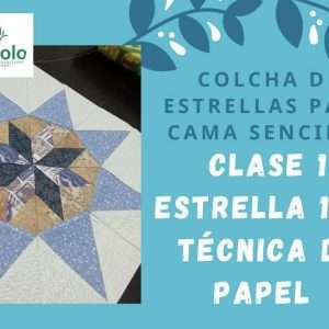 Molde Clase 1 Colcha de Estrellas en Patchwork con Piccolo