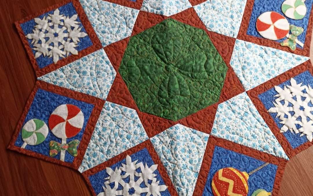 Pie de Arbol en Patchwork