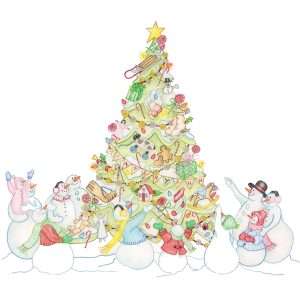 Arbol de Muñecos de Nieves