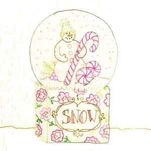 Bola Muñeco de Nieve navideño 2