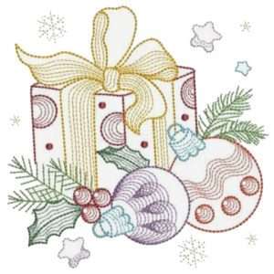 Caja de regalo y Bolas