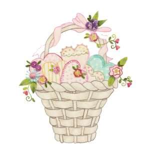 Canasta con corazones