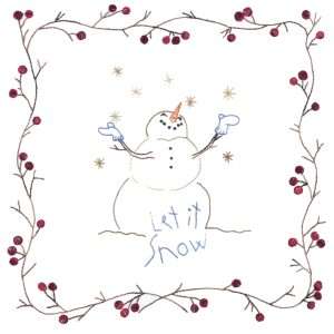 Cojin Muñeco de Nieve