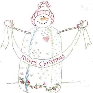 Muñeco de Nieve con feston