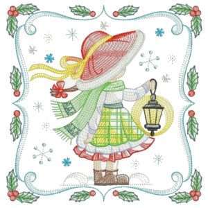 Sue en Corona Navideña