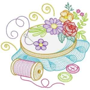 Tambor de Flores e Hilos