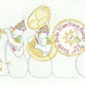 Orquesta de muñecos de nieve